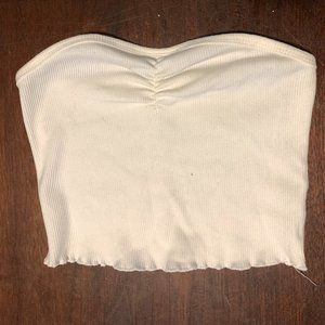 White Crop Top Pacsun XS